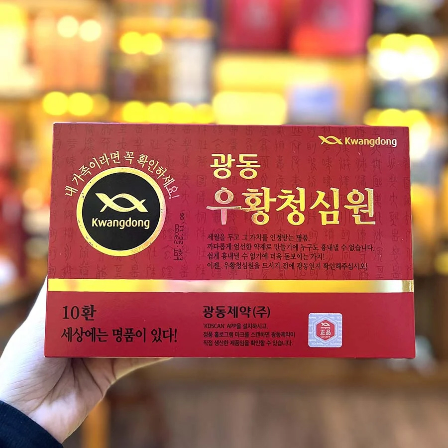 Liều Dùng An Cung Ngưu Hoàng Hoàn Hàn Quốc