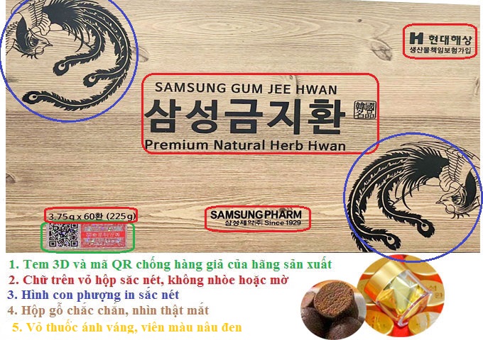 An cung ngưu hoàng hoàn hàn quốc hộp gỗ 60 viên - Giá trị sức khỏe vượt trội